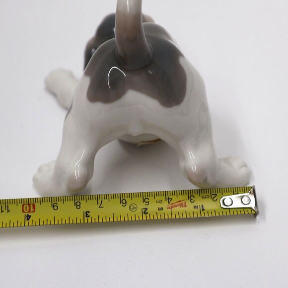 Vintage LLADRO Playful Puppy Figurine Glossy Porcelain - Picture 10 of 10
